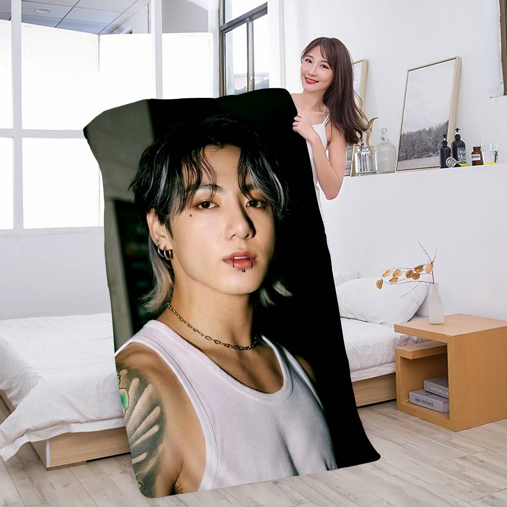 J-jungkook Bath Towel Microfiber Soft Water Absorbing Breathable For Girl Kids Decorative Cartoon Beach Towel