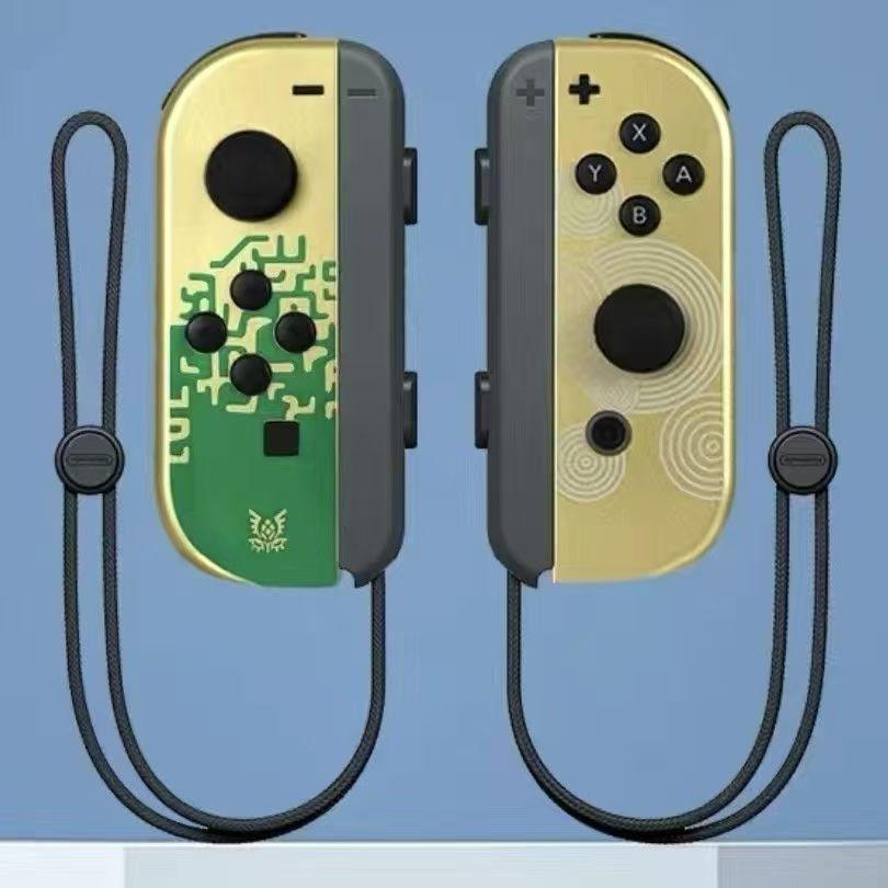 Wireless Bluetooth Joy-Con Controllers with Wake-Up Feature and Wrist Strap, Left and Right Separately for Switch
