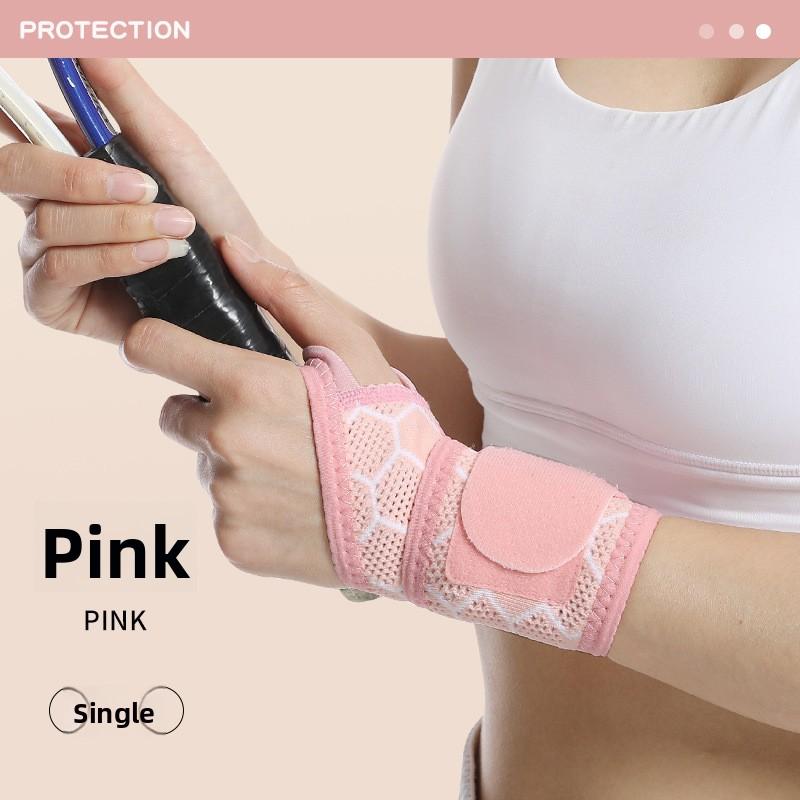 Knitted Thin Sports Wrist Sprain Tendon Sheath Breathable Fixed Pressure Joint Wrist Strap Flat Machine Badminton Fitness