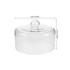 Glass Microwave Cover Microwave Glass Splatter Cover Plate Splatter Guard Easy Grip Handle Clear Cake Dome kitchen Food Cloche