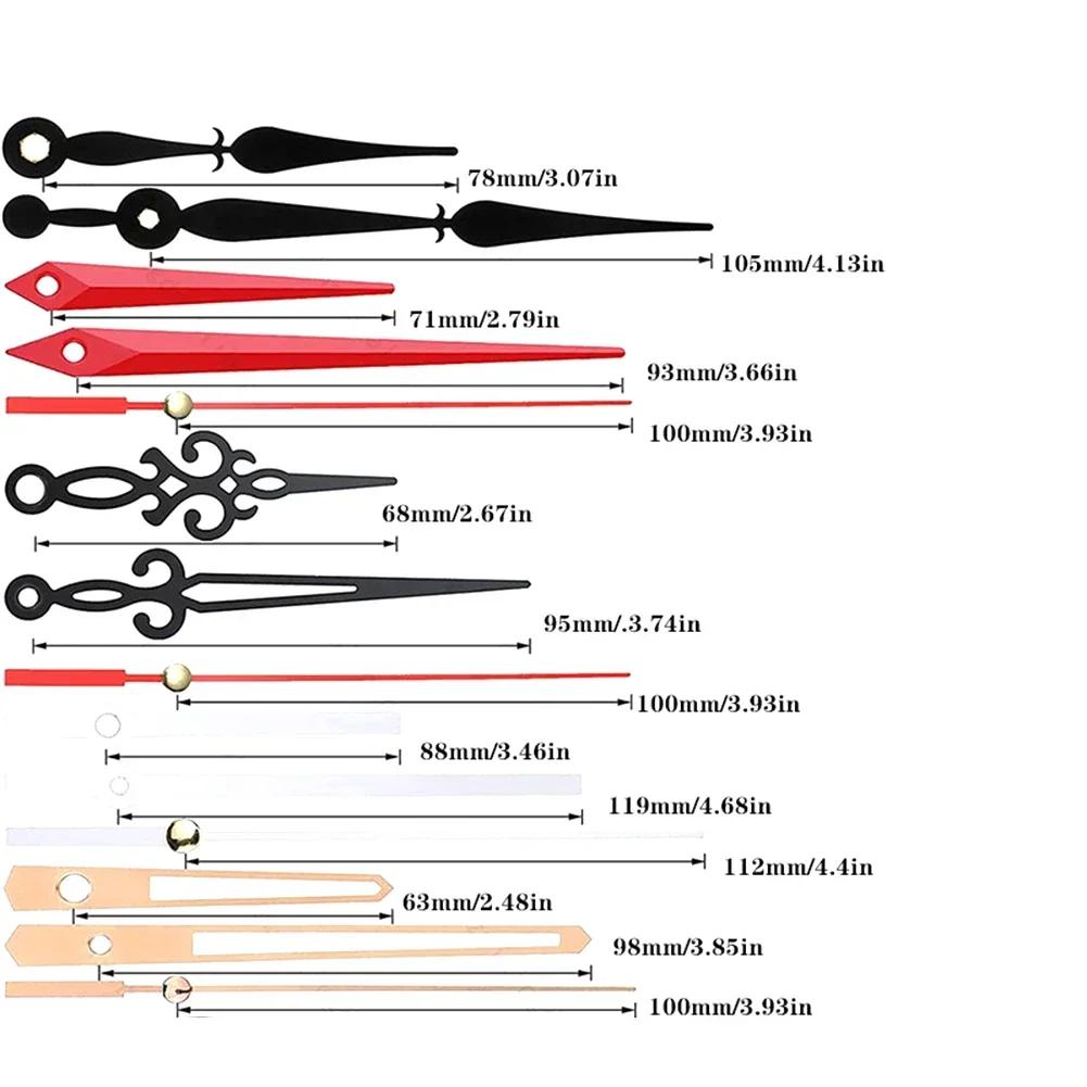 Clock Mechanisms Battery Powered,Silent Quartz Clock Mechanism Movement Kits,High Torque Clock Movement Replacement Accessories