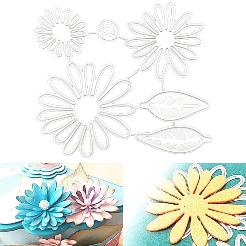 Flower and Leaves Embossing Die Cuts for DIY Scrapbooking Photo Album Papercraft