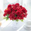 1/4PCS 29CM Rose Chrysanthemum Silk Bouquet Artificial Flowers Wedding Home Ornamental Flowerpot Decor Festival Wreath Accessory