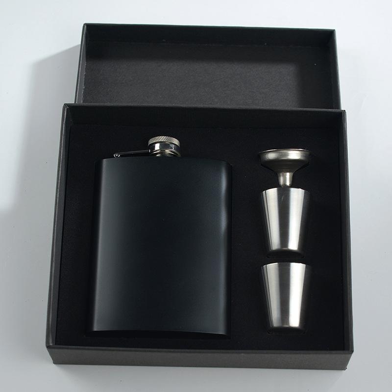 8oz přenosná kapesní placatka z nerezové oceli na whisky, nádoba na alkohol, dárek, láhev na pití vodky, sada na víno, venkovní