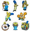 Classic The Simpsons Brooch: Maggie & Homer Cartoon Badge