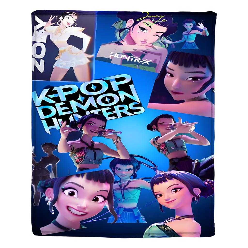 Flannel Digital Printed Blanket Conditioning Blanket Sofa Blanket Girl Gift