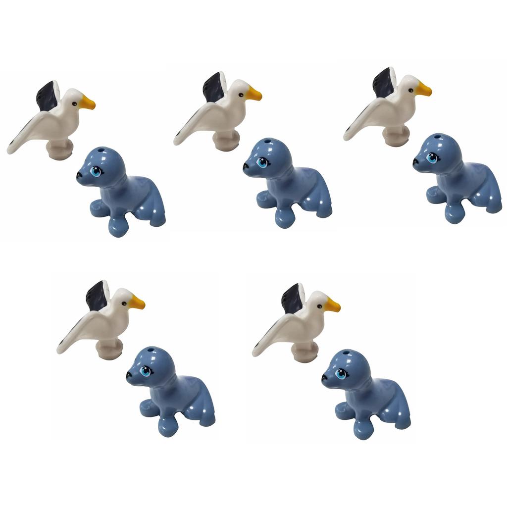 Non-Toxic Moc Sea Seabed Creatures Coral Seaweed Shell Fish Shrimp Crab Aquarium For 31122 Building Blocks Toys For Children Gifts