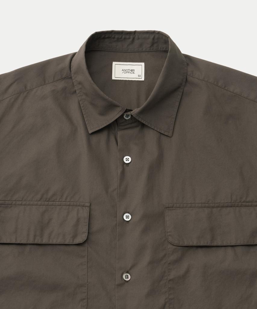 ANOTHER OFFICE Volume Shirt (Mild Brown)