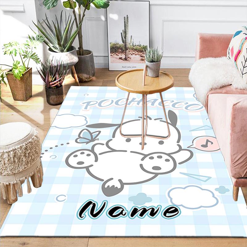 Custom 1Pc Pochacco'S Musical Adventure Rug Office Carpet Indoor Outdoor Entrance Doormat Nonslip Soft And Comfortable Living Room D2915281