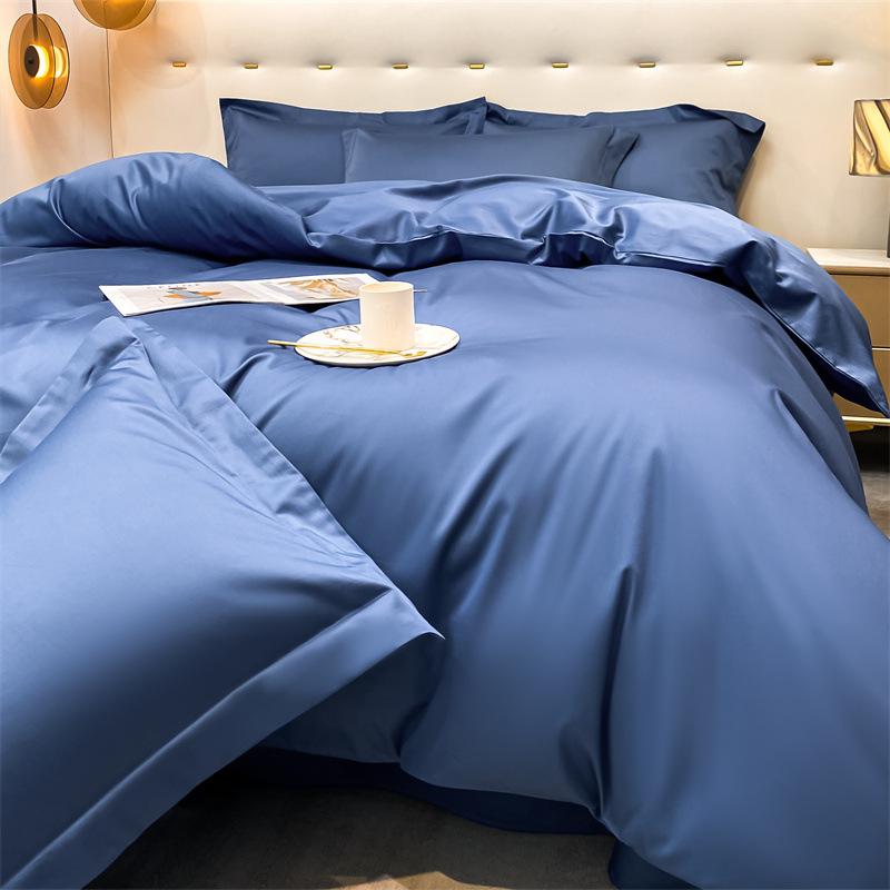 High-end Class A Maternal and Infant Grade Xinjiang Long-staple Cotton 4pcs Set, Pure Cotton Bed Sheet, Cotton Quilt Cover, Bed Hat 3pcs Set