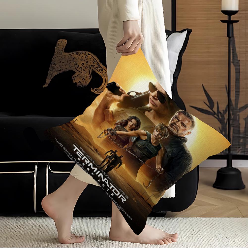 Movie T-TERMINATOR Cushion Cover Pillow Cover Decor Pillowcase Printed Cushion Case For Couch