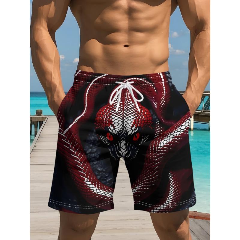 Men s summer beach shorts, loose, casual, Hawaiian resort style, versatile sports shorts M