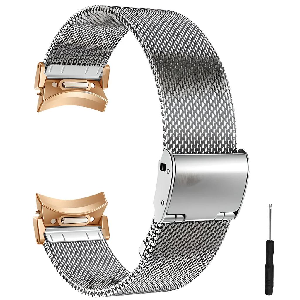 Edelstahlarmband ohne Lücken für Samsung Galaxy Watch 4 5 6 7 40 44mm 6 4 Classic 43mm 47mm Metallarmband für Galaxy 5Pro