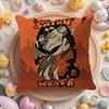 Anime H-Helluvas B-Boss Cushion Cover Summer Coolness Linen Fabric Double-Sided Printing Pillow Case Sofa Home Decor Gift