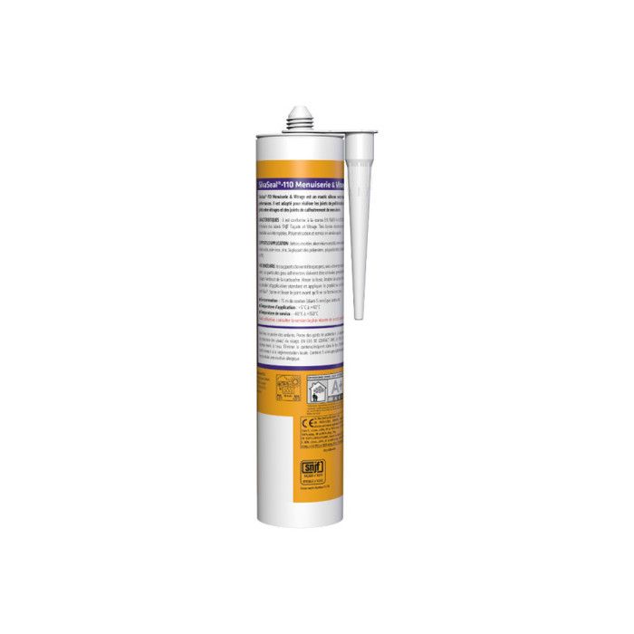 Mastic Silicone - SIKA - Sikaseal 110 - Transparent - 300 ml - Résistant aux intempéries
