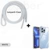 Crossbody Necklace Cord Lanyards Transparent Soft Phone Case For iPhone 17 16 15 12 14 Plus X XR 11 Pro Max 13 MiNi 13 Pro SE 3