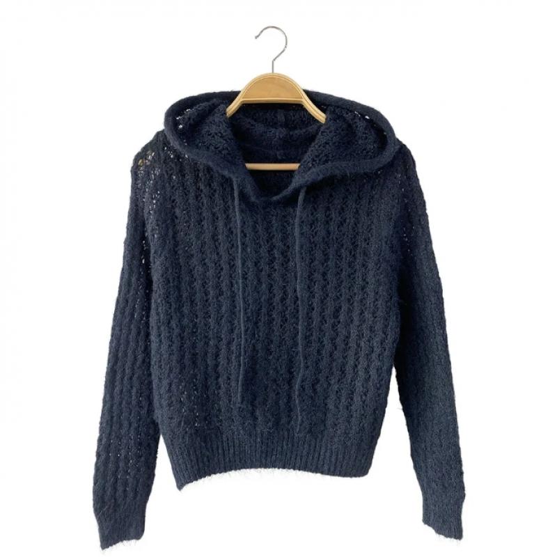 New ArrivalS Open Run Women S Sheer Hoodie Long Sleeve Knit