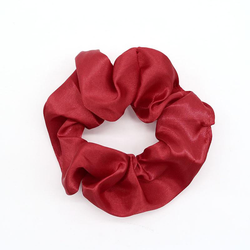 Vintage French Satin Silk Hair Tie - Retro Versatile Accessory