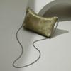 Silk Satin Cowhide Chain Bag: Retro Mini Crossbody & Shoulder Bag