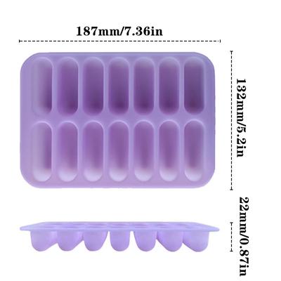 14 Form Silicone Baking Mold Shape Non Stick Dog Sausage Silicone Mold