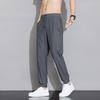 Pantaloni Estivi Taglia Grande in Seta Ghiaccio Pantaloni Casual da Uomo Asciugatura Rapida Traspiranti Pantaloni in Seta Ghiaccio