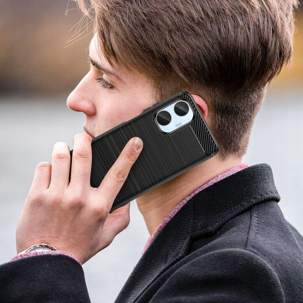 Case for Realme 10 4G, Karbon, Black