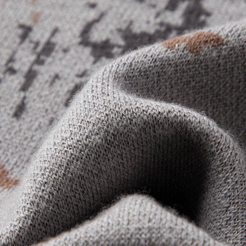 TUHUANG Women's Thickened Pure Wool Round Neck Sweater