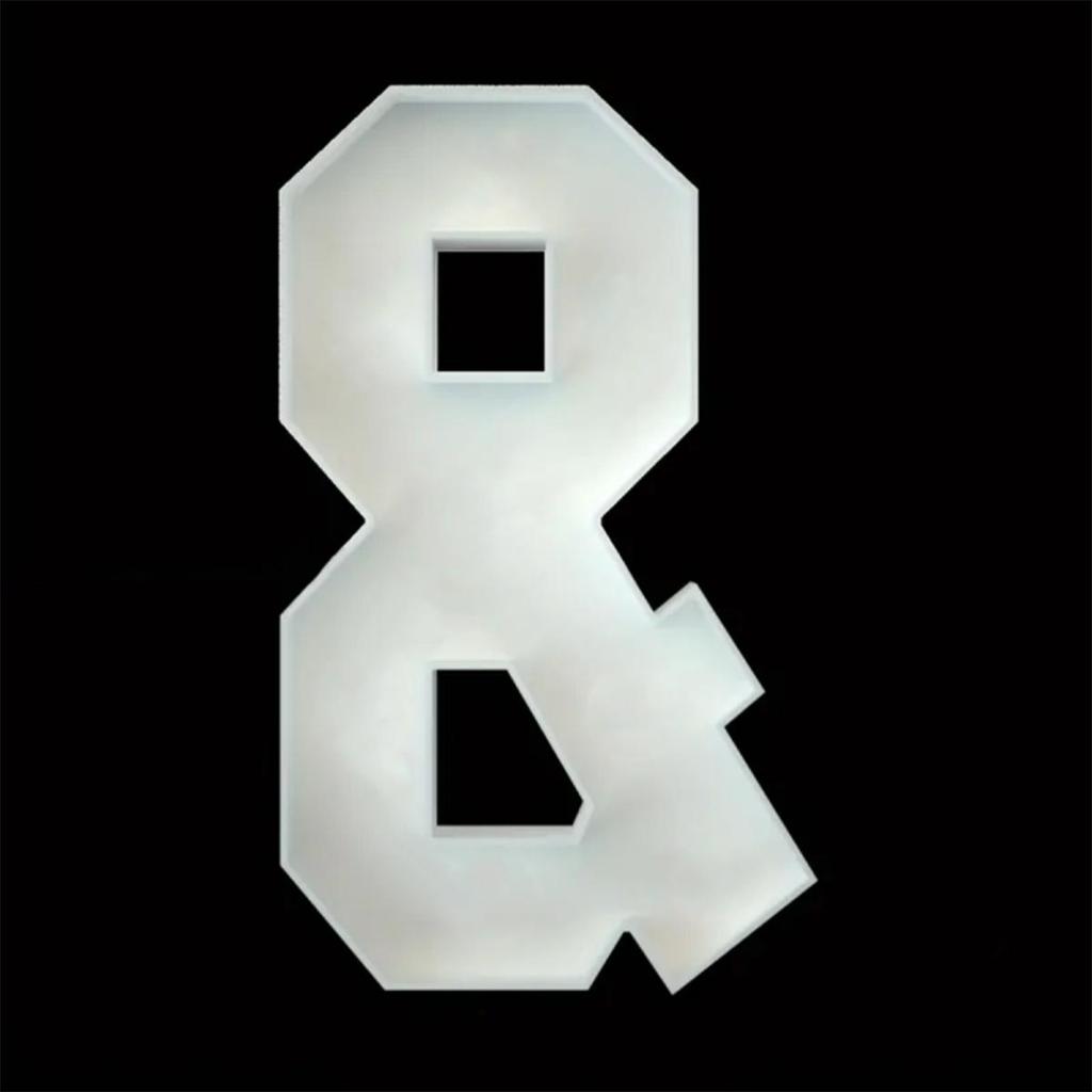 1Pc 64cm Mosaic Balloon Frame Letters Big Marquee Light Up Letters DIY Kit for Birthday Party Wedding Backdrop Decor Letter A-Z Pre-Cut Foam Board