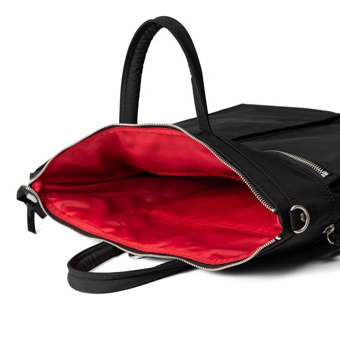 [Heartmade Factory] 3WAY Helmet Bag Tote Bag B4 Colorful Polyester Urban Series FY-0581 (Black)