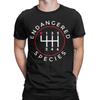 Gefährdete Arten Schaltgetriebe Schalthebel 6-Gang T-Shirts für Herren T-Shirts Rundhals T-Shirts Kurzarm Oberteile Sommer