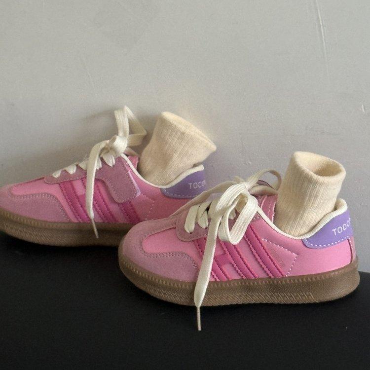 

Girls shoes Children s sports moral training board shoes 2025 spring and autumn new casual low-top spring dopamine pink 37 yards inner length 23.0cm розы красного