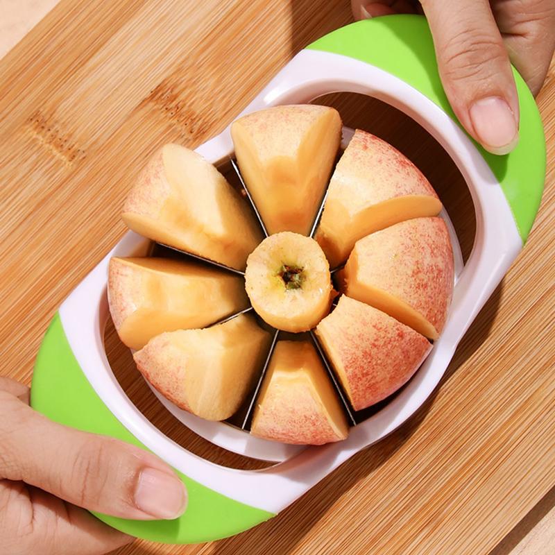 Apple Cutter Kitchen Fruit Cutter Apple Slicer Corer Stainless Steel Apple Pear Core Remover Fruit Cutting Tools Kitchen Gadgets