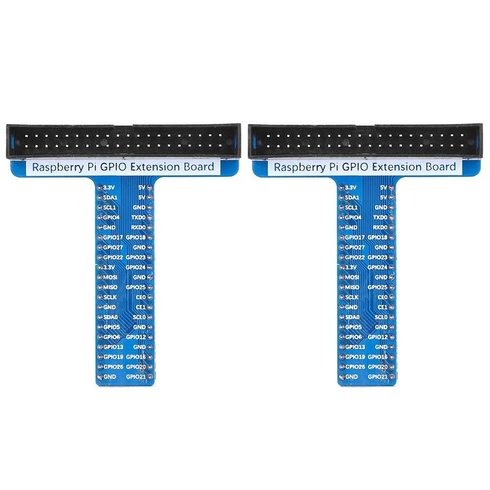 

2Pcs 2x20p 40Pin T Type GPIO Expansion Board Accessories Fit for Raspberry Pi 1b 2B 3B