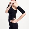 3Pair Slim Arm Calf Thining Elastic Pressure Sleeve Armband Protection Equipment Black