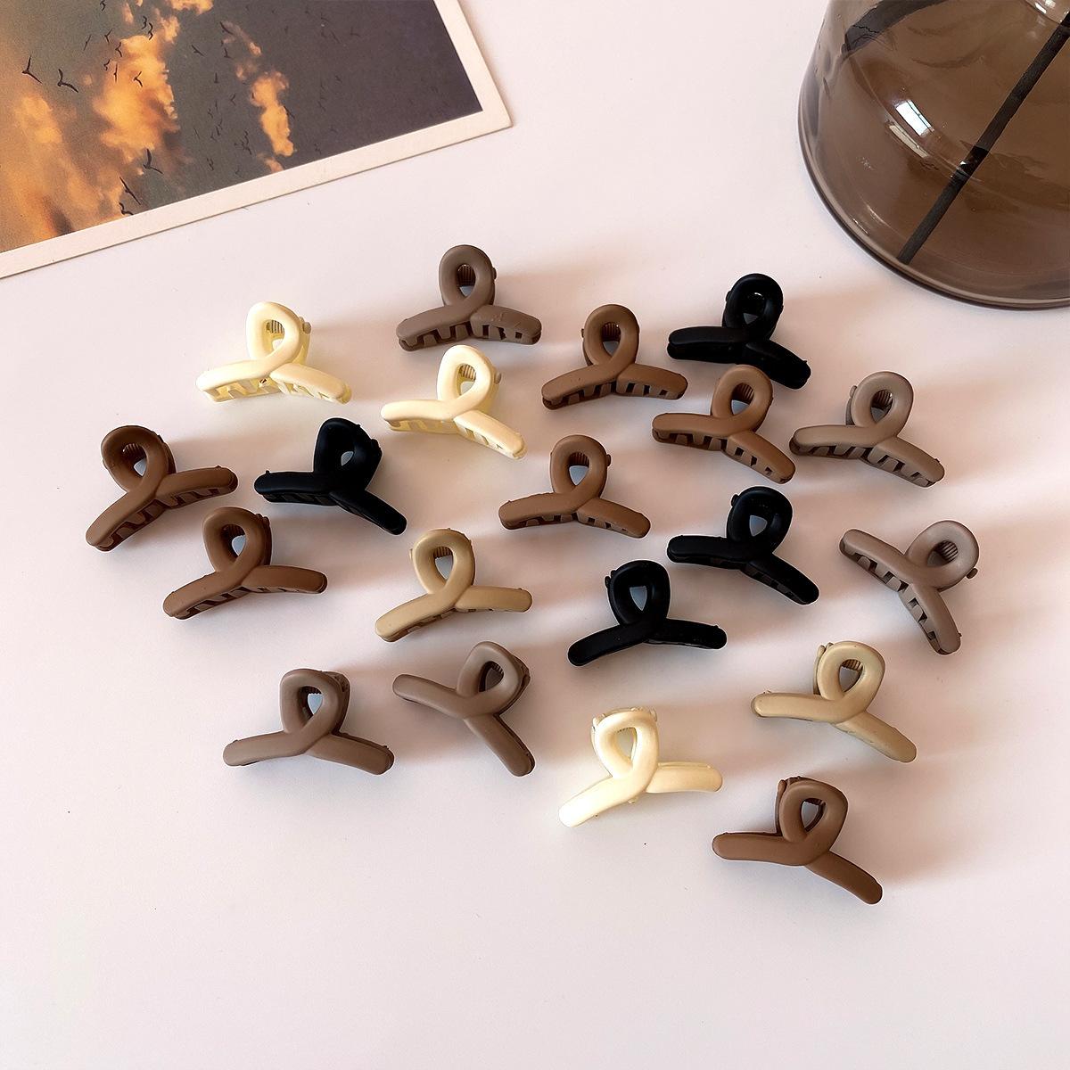 

Модная однотонная заколка для волос, милый набор маленьких заколок для волос One Size