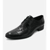 New Cowhide Pointed Business Leather Shoes Men's High-end Hand-scratched Retro Lace-up Versatile Derby Shoes