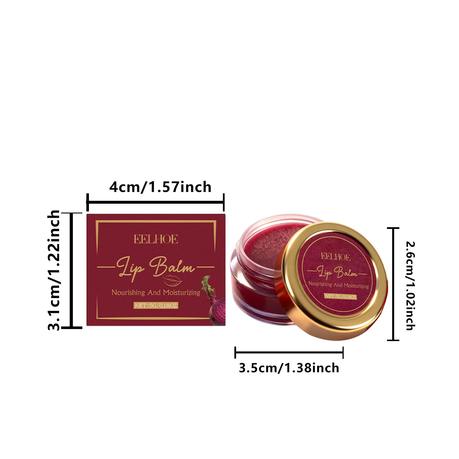 

EELHOE moisturizing Lip Balm Daily Gentle Care for lip skin shiny Moisturizing Plump Lipstick 5ml