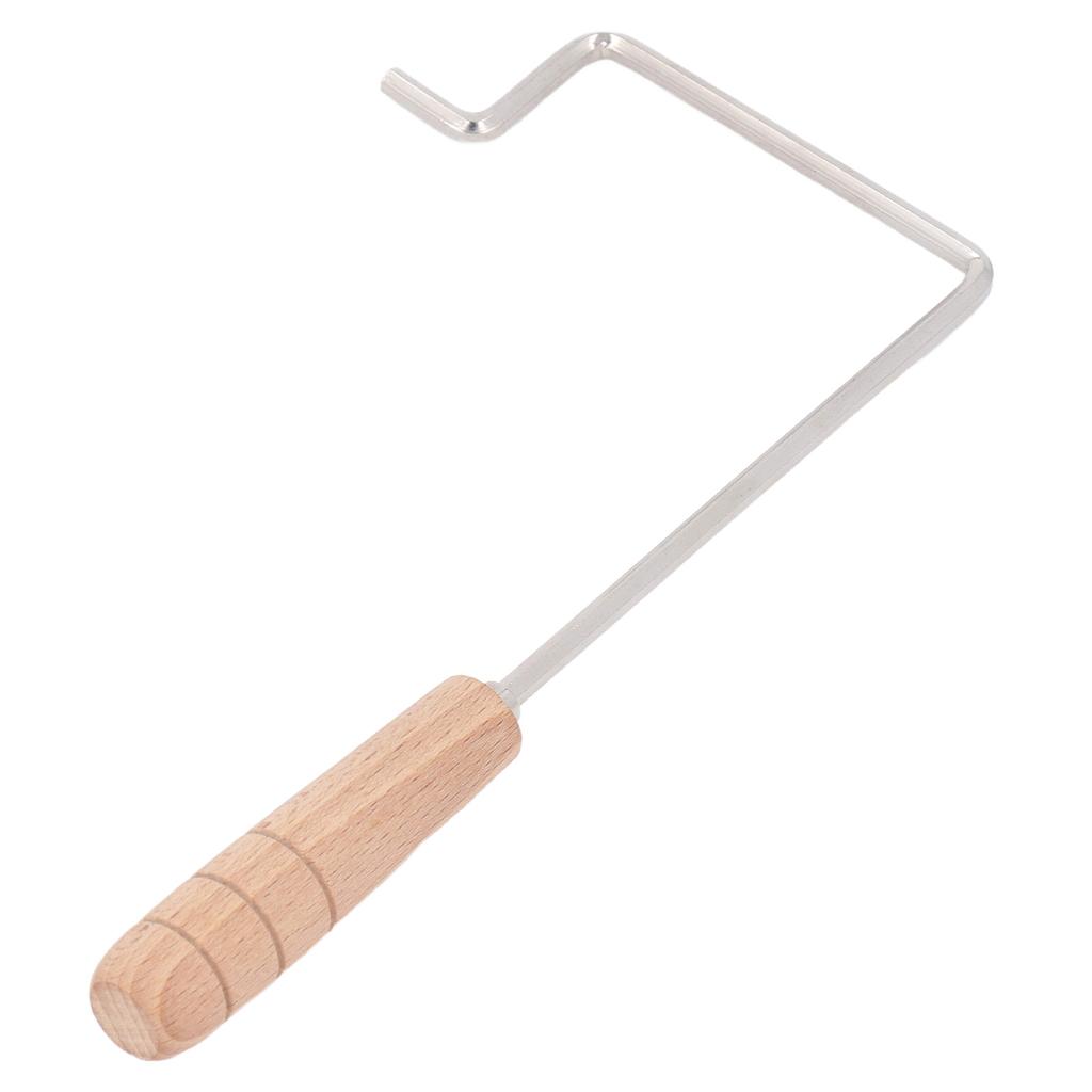 Guitar Hex Wrench Extended 4mm Hex Key Solid Wood Handle Guitar Adjustment Tool for Maintenance