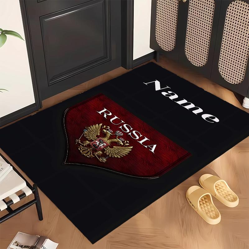 Russian double-headed eagle (5) Personalized name Office Carpet Stylish Decor for Living Room Bedroom Kitchen