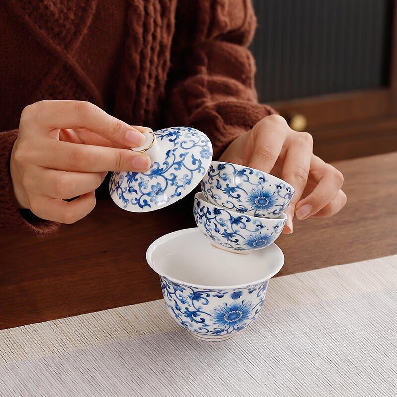 Bafangli Blue and White Travel Tea Set