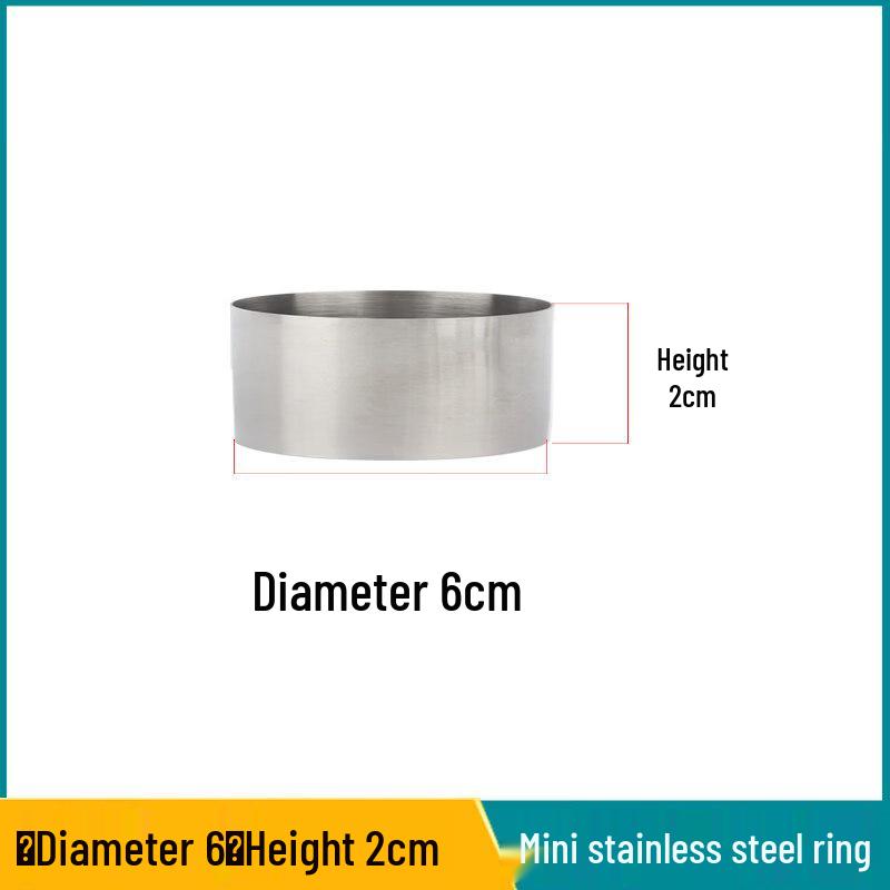 Dorian Round Stainless Steel Mousse Ring