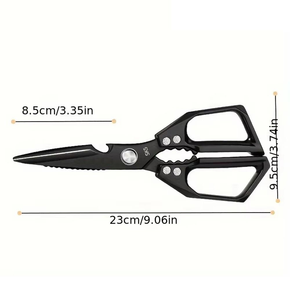 Stainless Steel Chicken Bone Scissors Multifunctional Design Professional Use Food Box Cutter Fish Scale Scraper for Home Use