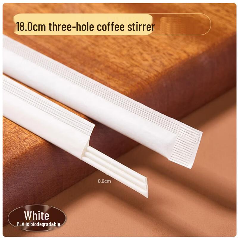 Degradable Three-Hole Disposable Coffee Stirring Sticks