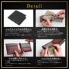 Benetton Bi-fold Wallet for Men, Italian Leather, Genuine Cowhide, Vegetable Tanned, High-Quality, Develops a Beautiful Patina, Compact, Soft, Stylish
