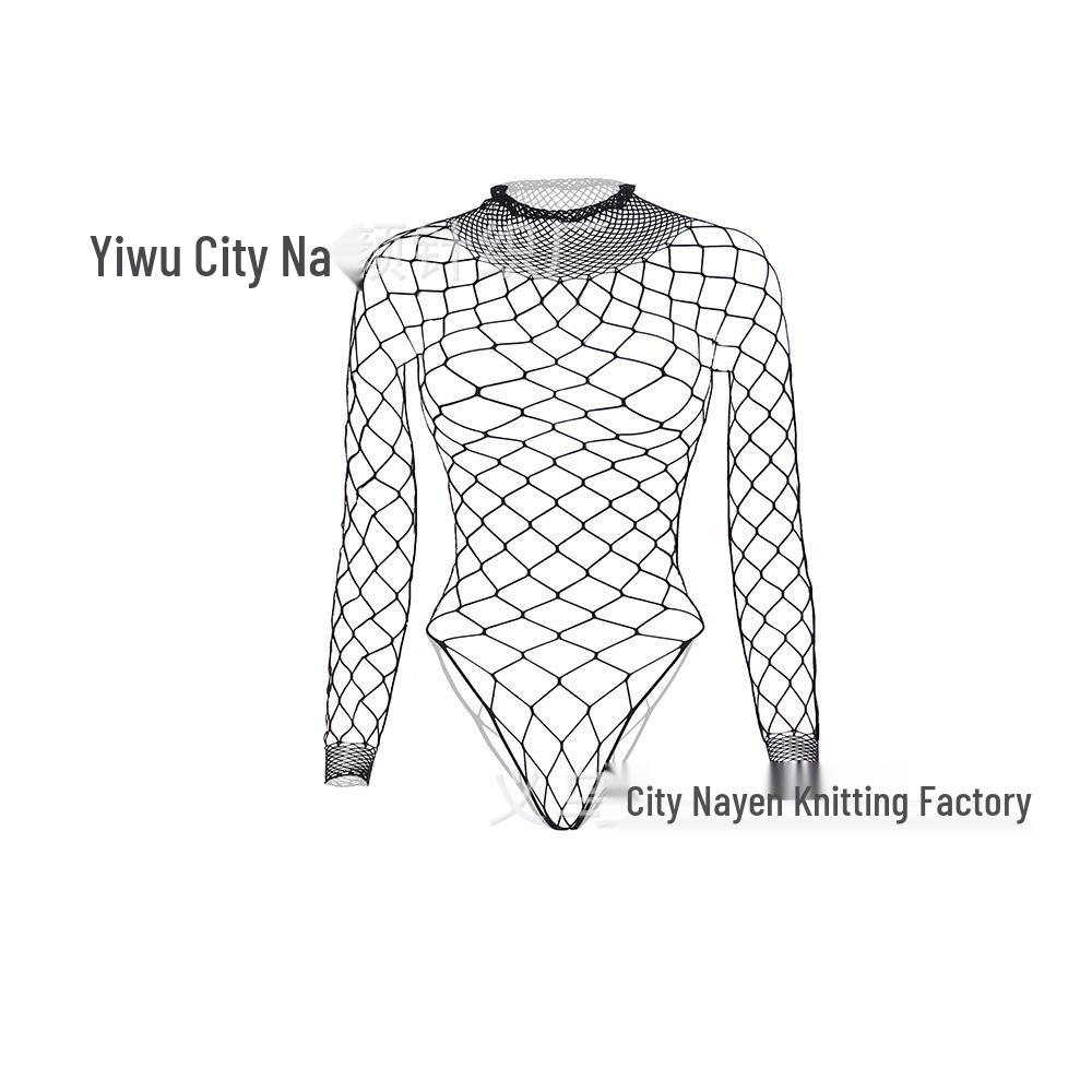 European & American Fishnet Hole Bodysuit w528 - Sexy Lingerie
