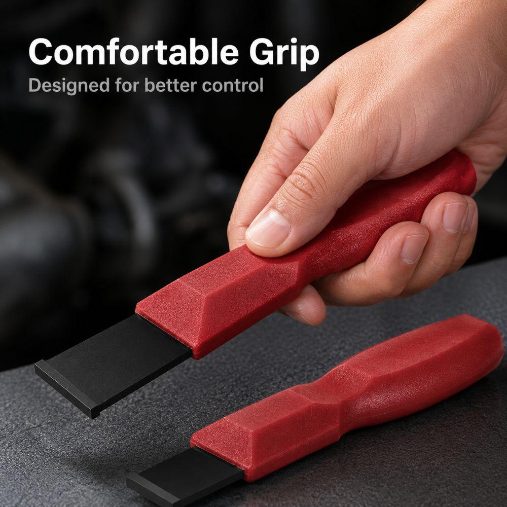 2PCS 1-1/4 Inch 5/8 Inch Blade Carbide Gasket Scraper Automotive Scraper Metal Surface Cleaning
