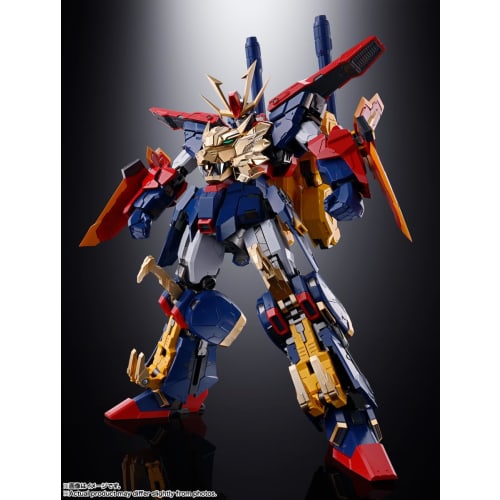 TAMASHII NATIONS Soul of Chogokin GX-113 Gundam Build Fighters Try Strongest Mobility Gundam Tryon 3, Approximately 210mm, Die-cast, PVC, and ABS Pain