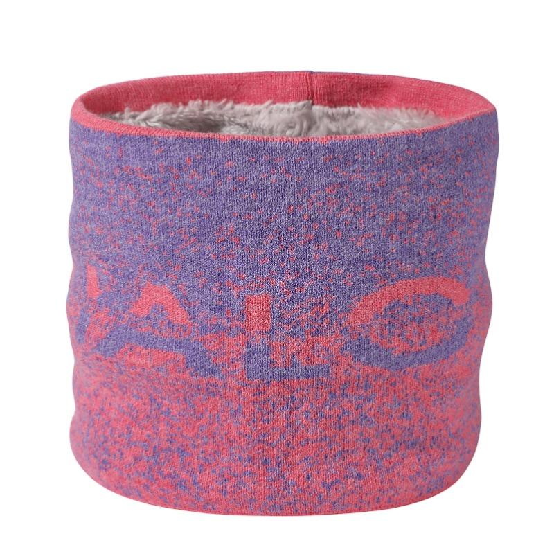 Warm scarf men's winter wool knitted neck protector neck cover piled and thickened gradual change letter scarf