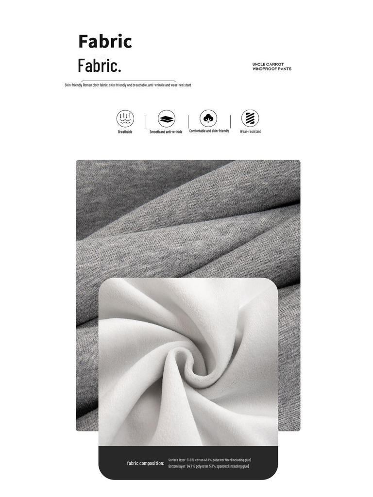 TikTok Trendige Damen High-Waist Weitbein-Sweathose mit Samt für Herbst/Winter