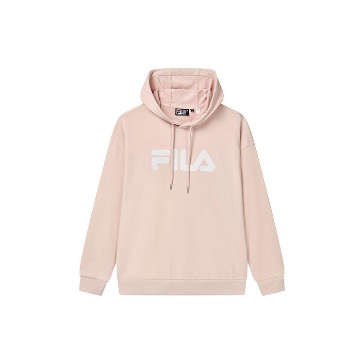 

FILA American Retro Casual Loose Simple Classic Logo Hoodie Unisex hoodies Pink F51U238298F-LP XL